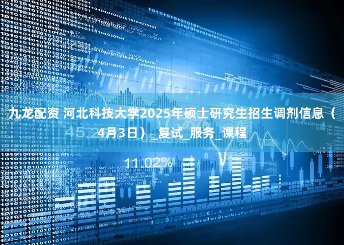 九龙配资 河北科技大学2025年硕士研究生招生调剂信息（4月3日）_复试_服务_课程