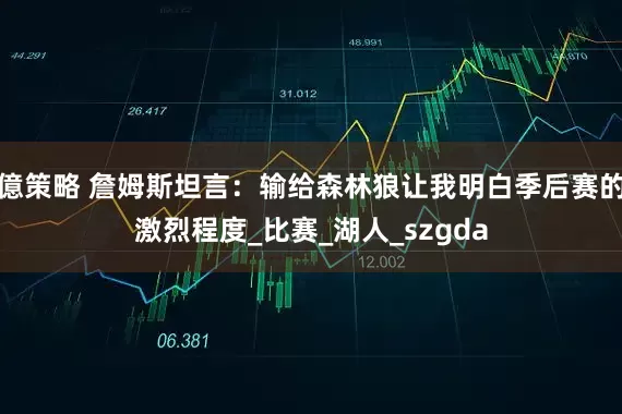 億策略 詹姆斯坦言：输给森林狼让我明白季后赛的激烈程度_比赛_湖人_szgda