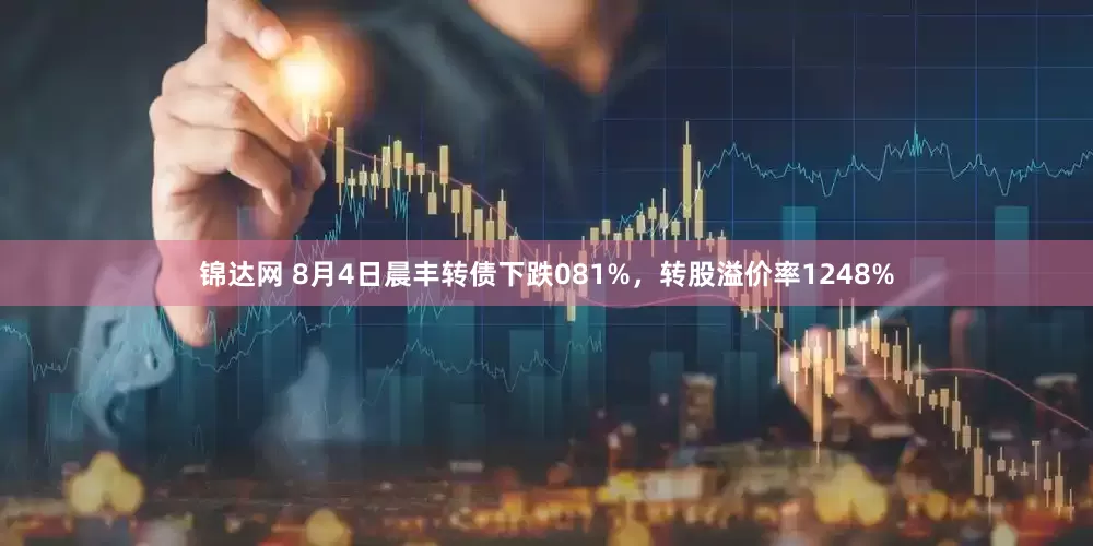 锦达网 8月4日晨丰转债下跌081%，转股溢价率1248%